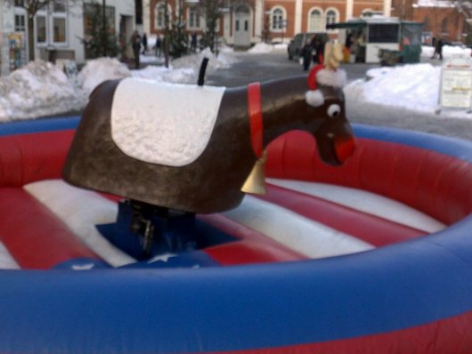 Rentier rodeo reiten Rentier rodeo reiten