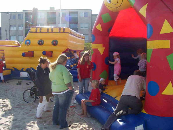 Hüpfburgen Beachparty Sylt