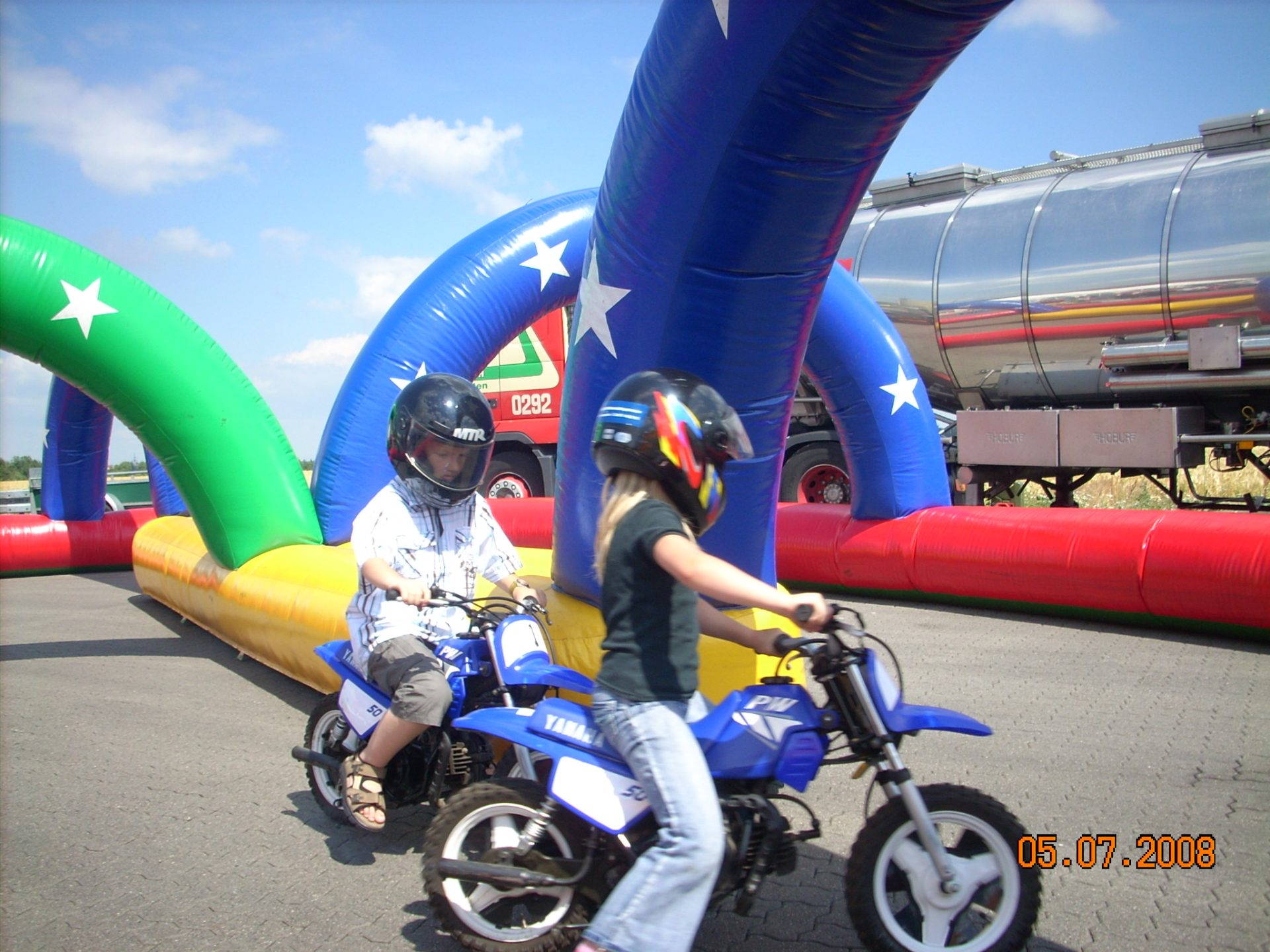 Kinder Motorradbahn